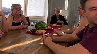 Messy Bi Lunch Part One At Lets Go Bi