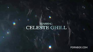 Sexy Celeste ghill first DP interracial big gape