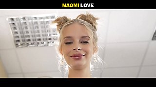 Daddy4k. nice naomi love determined to get the job and flashed her fat Natural Tits and pussy
