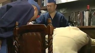 Drunk girl fucked by chef at restaurant