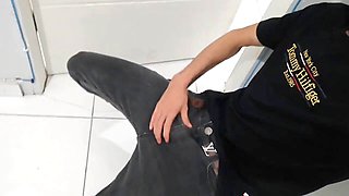 Cuckold wife caught during bedroom fun while husband's friend hides and waits for a show