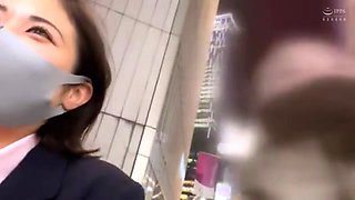 Gカップのグラマーな美女がキスしておっぱい舐められスローなラブラブエッチ