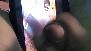 I dress up as her and jizz on her photo.