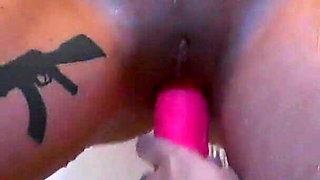 Horny Teen Lesbihot Passionate Dildo Sex in the Shower Between Girlfriendsan Sex with Hot Kisses and Sex Toys