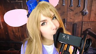 Gorgeous teen erotic ASMR video