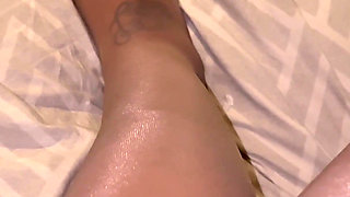 With the Smartphone I Film My Husband Cumming My Veiled Feet