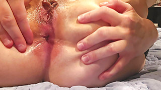 Fingering my virgin tight ass for the first time