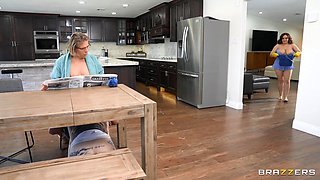 Wonderful MILF pornstars 3way breathtaking clip