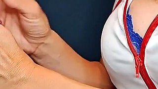 CFNM Nurse Foreskin Circumcision Roleplay Handjob