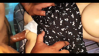 Pinay Student Fucked by Professor After College Huge Cumshot  Fucking Doll