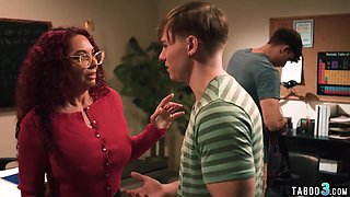 Kiki Daire And Anthony Pierce - Redhead Milf Teacher Double Penetrated