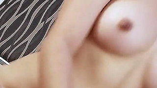 Stranger Licks Horny Japan Hairy Pussy Nanny and Gets Blowjob