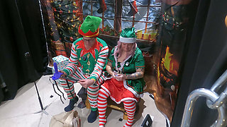 Naughty Elves on the Sex Toy Shelf Day 3