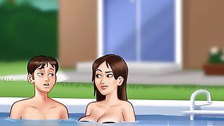 Having Sex With Step Sister In Swimming Pool