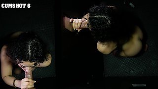 Robbin Rose gets her pussy filled with cum through a gloryhole