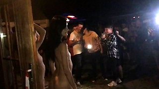 Malena cute amateur teen orgasms in public