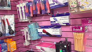 Trip to the Sex Shop in Cancun with Petite Mexican Beauty, Sarah Rose