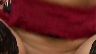 Hot blonde gets her pussy pounded by huge dicks