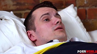 Busty Stepmom Fucks Stepson & Girlfriend