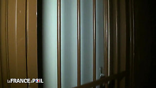 Horny Tattooed Brunette Gets Double Teamed