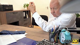 Loan4k. nasty teenie mina k is showing off her natural cool figure to get a big loan