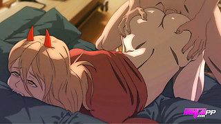 Chainsaw-man Hard Pussy Creampie ( POWER ) - Hentai
