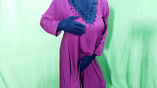 Indian beautiful hijabi muslim couple thirsty for fuck