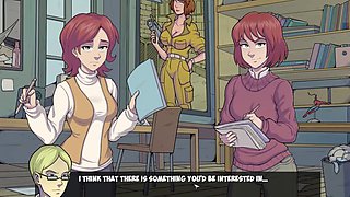 Animated big boob mother in a witch hunter fantasy