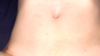 Quick Cumshot on Hairy Pussy Bush in Missionary