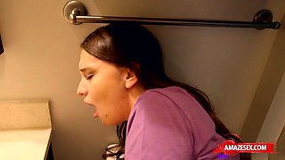 Latin sister pov and cum on pussy