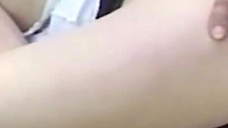 Hairy pussy fucking in the forest on the car