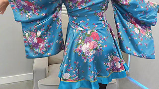 Sadie's Pretty Blue Robe