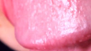 543 Extreme Close-up Asmr Lipstick Blowjob From Playful Slut Anya