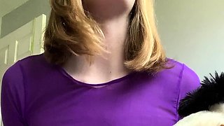 blonde teen pregnant girl has her pussy masturbated
