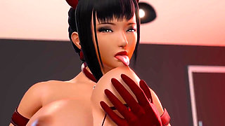 Ripples - Part 26 - Sex Scenes - Sexy Devil Cosplay Sucking Own Tits by Loveskysan
