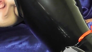 Latex mistress, suck, fuck & creampie