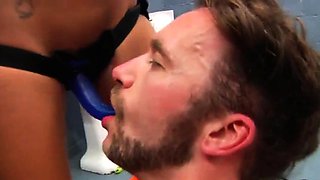 Pathetic get pigging by 3 uniform femme