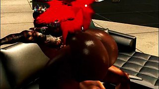 Beating dem Cakes: Big Ass, Hardcore  Ebony Porn