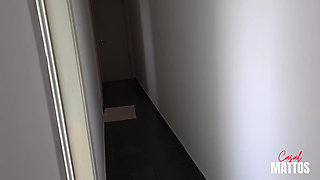 Horny Cuckold Husband: I Heard the Fuck and I Went to Cum in Her Ass!