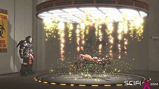 Classy fancy woman's bondage clip