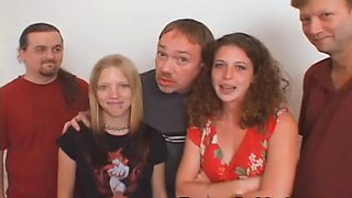 2 cum exchanging college dropout sluts petite titty share muddy cocks in bedroom gangbang!