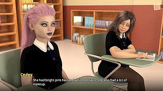 3D visual novel game featuring big natural tits and an erotic storyline