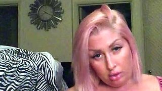 Big boobs milf masturbates with her dildo