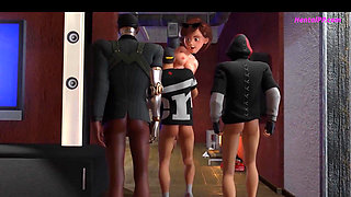 The Incredimilf Adventures Of Aunt Cass - Gangbang time ( Cartoon )