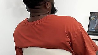 Iris Catches Momo Watching Pantyhose Porn and Gets Creampied