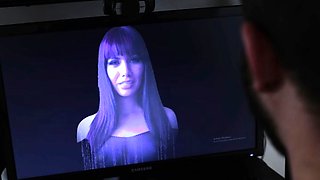 Amateur brunette in latex lingerie fucks hardcore in kitchen