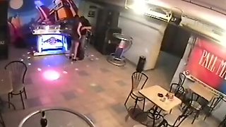 Security cam stays on even when the club is closed!