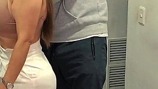 Hot Latina Contractor Fucks Me at Home and Swallows My Cum After Deep Blowjob