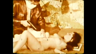 A crazy huge massive cock for a little vintage bitch!