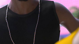Darker 9 Two BBW Made Me Suck Their Dicks on the Beach
